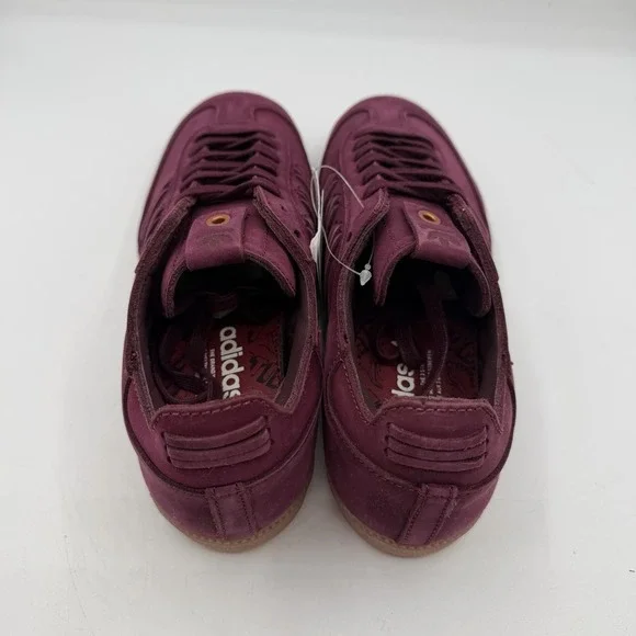 Adidas Samba Deep Hue Pack Shoes Womens 7.5 Burgundy/Maroon Gum Sneakers BY2834 - Picture 9 of 15